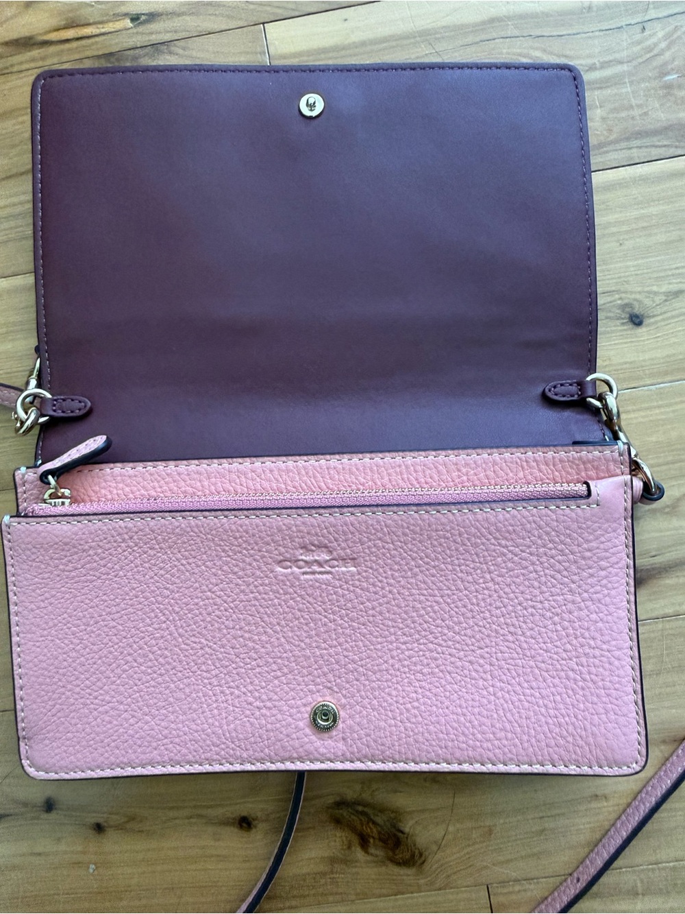 COACH Anna Crossbody Wallet with Embroidered Patches - Picture 4 of 5